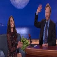 STAGE TUBE: Lea Michele Talks GLEE, GQ & More with Conan